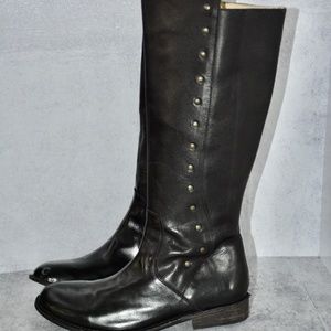 Bed STU Cobler Series Black glove knee riding boot